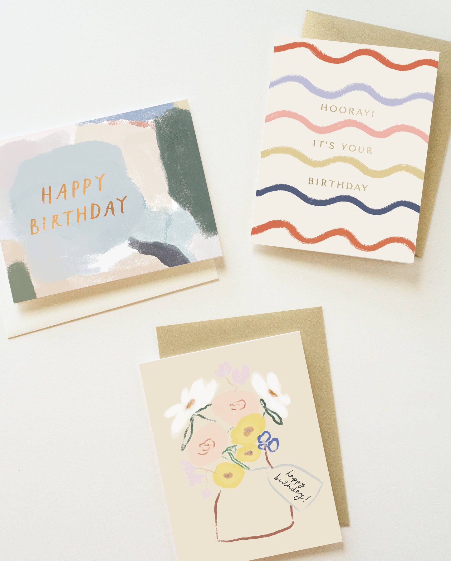 Our Heiday - Happy Birthday Vase Card