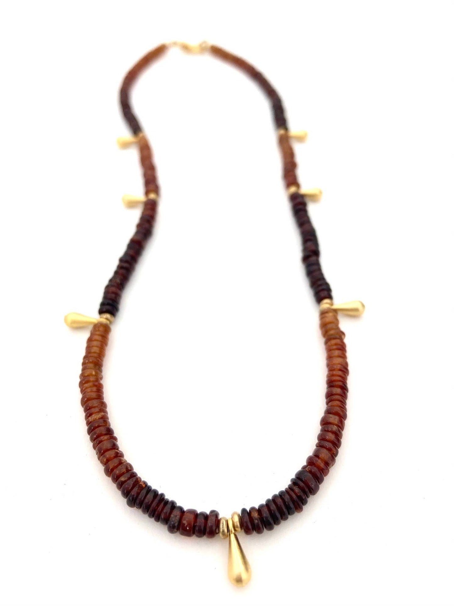 Heather Kahn - Mojave Sunrise Necklace (Rose Moonstone): Rose Moonstone