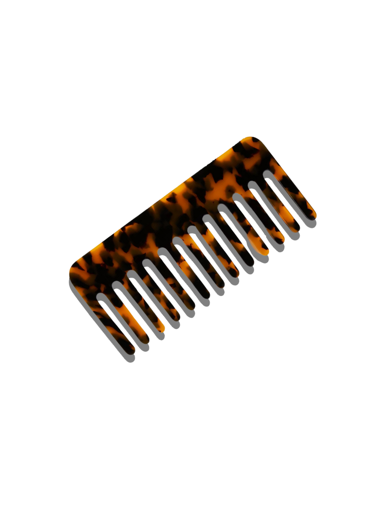 Solar Eclipse - Detangling Wide Tooth Hair Comb | Eco-Friendly Acetate