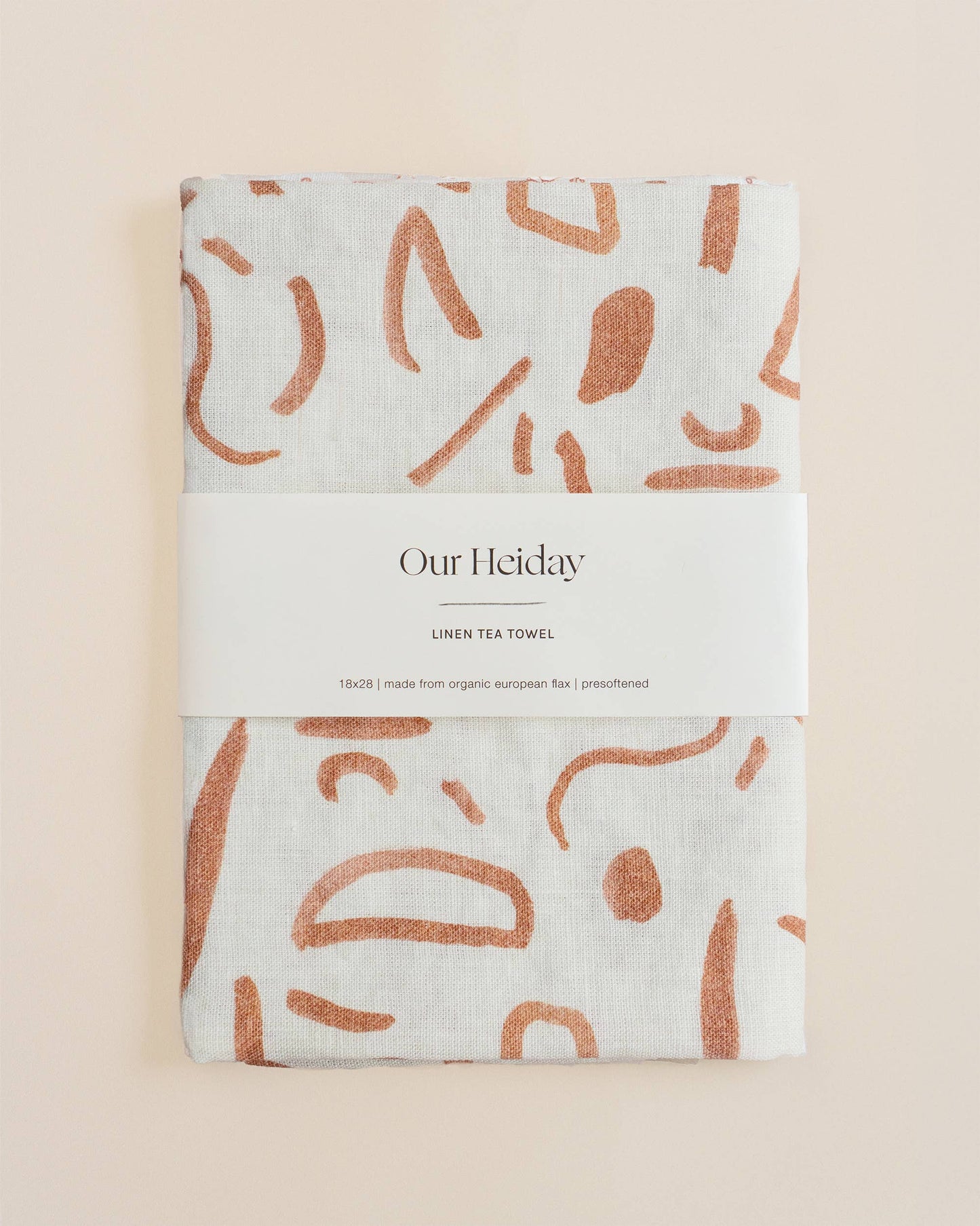 Our Heiday - Everly Clay Linen Tea Towel