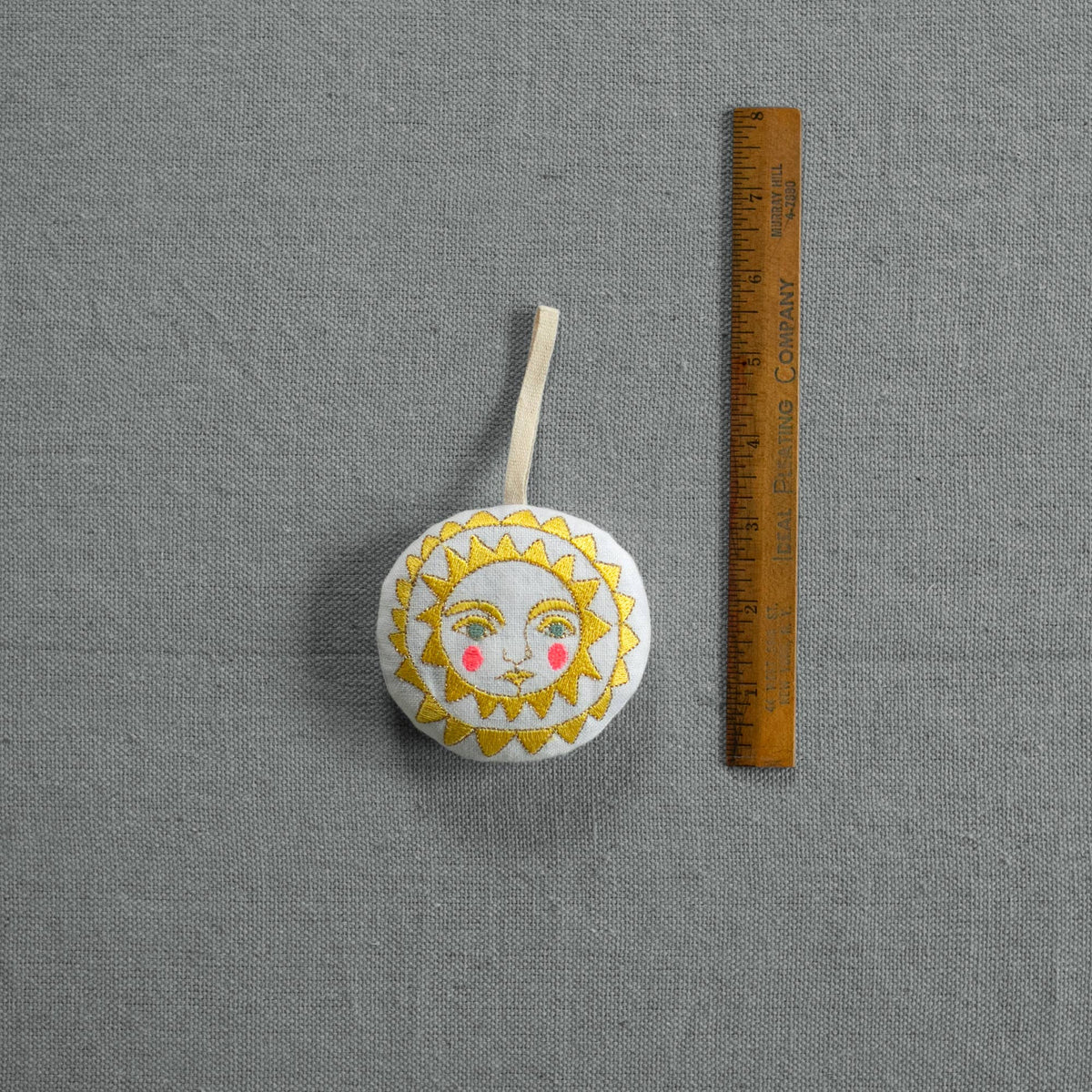 White Bright Neon Sun Sachet/Ornament