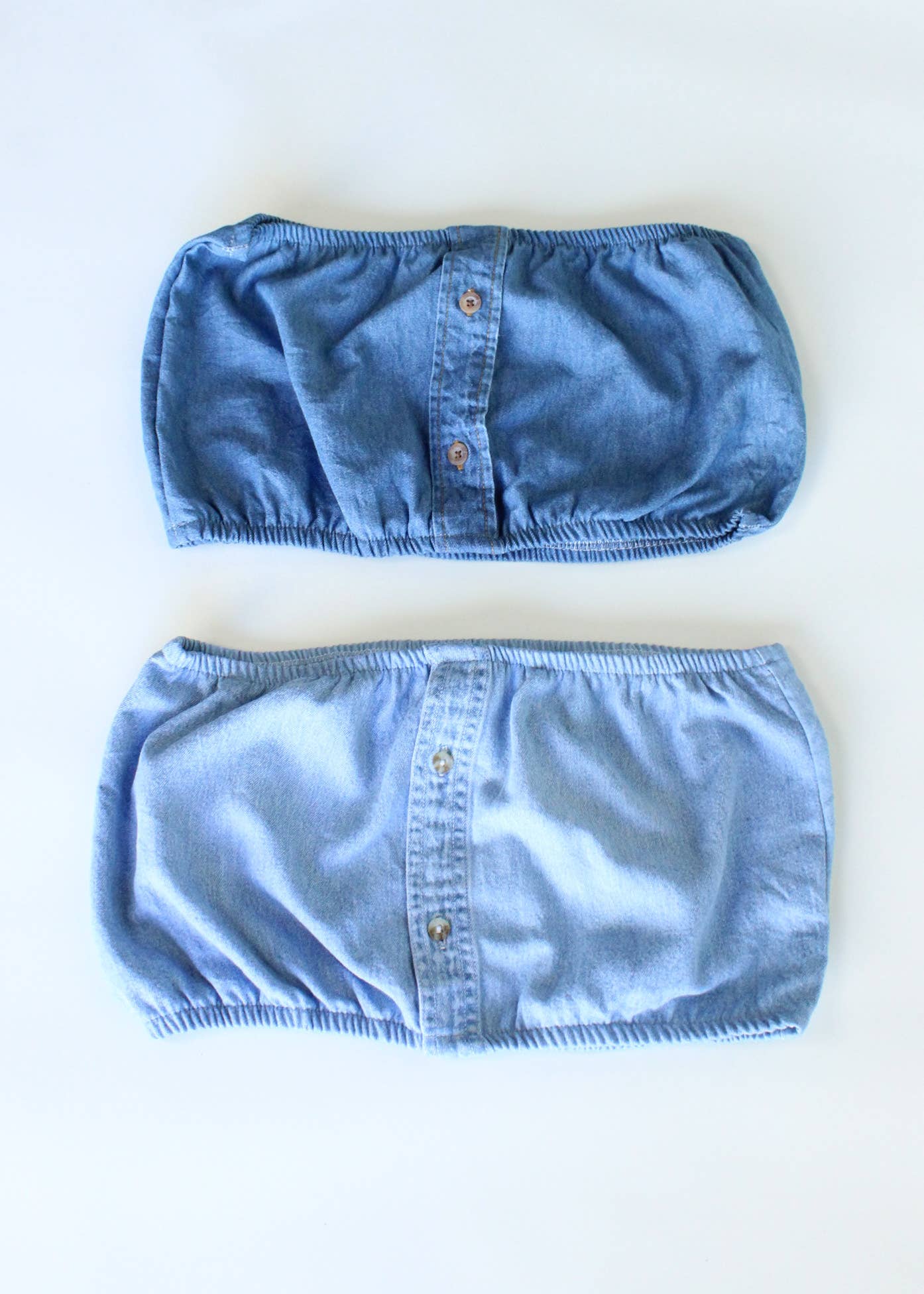 American Recycled Clothing - Denim Tube Top Bundle