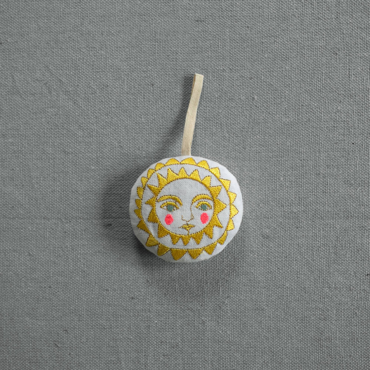 White Bright Neon Sun Sachet/Ornament