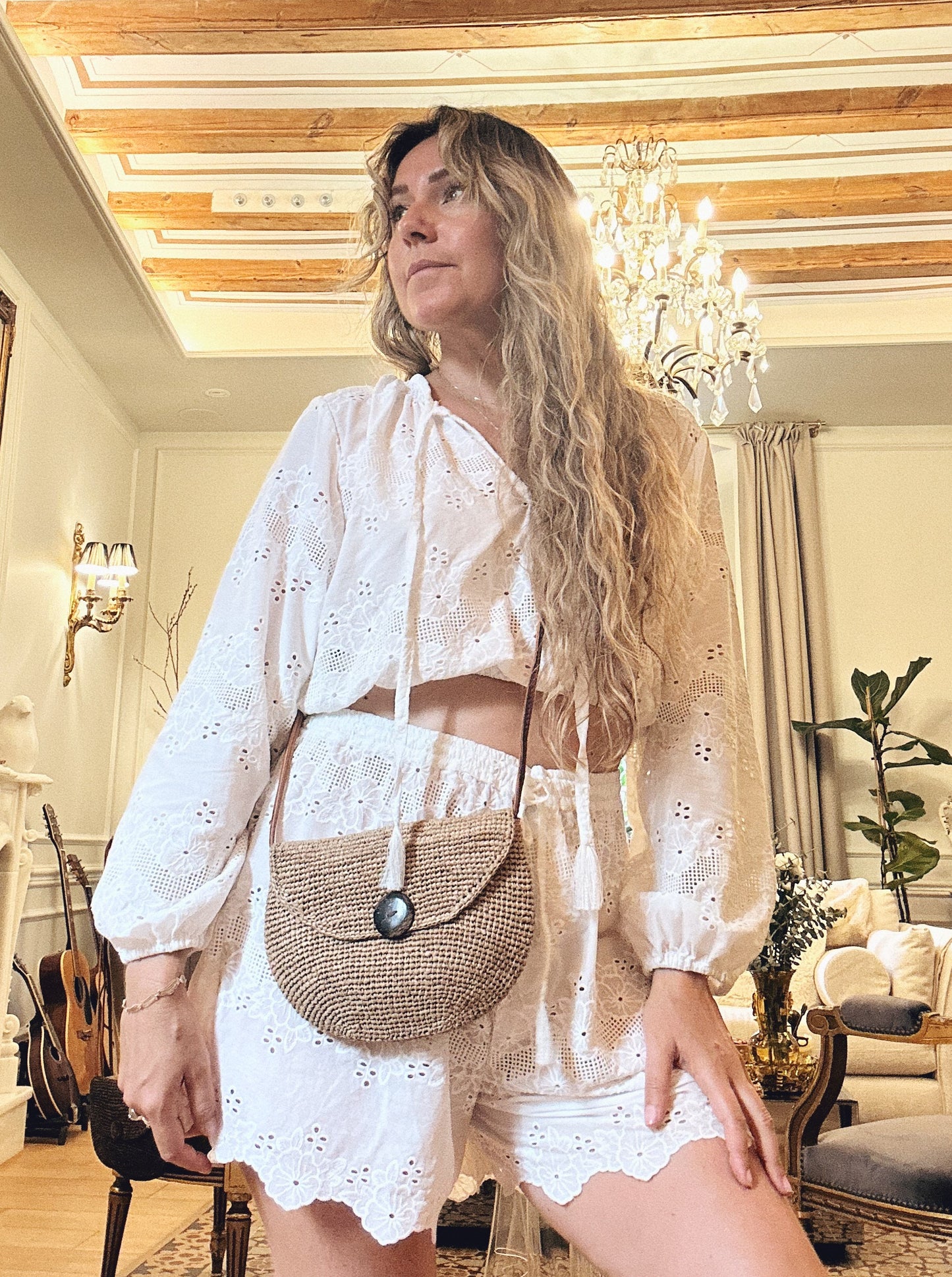 Saint Tropez Raffia Bag in Natural