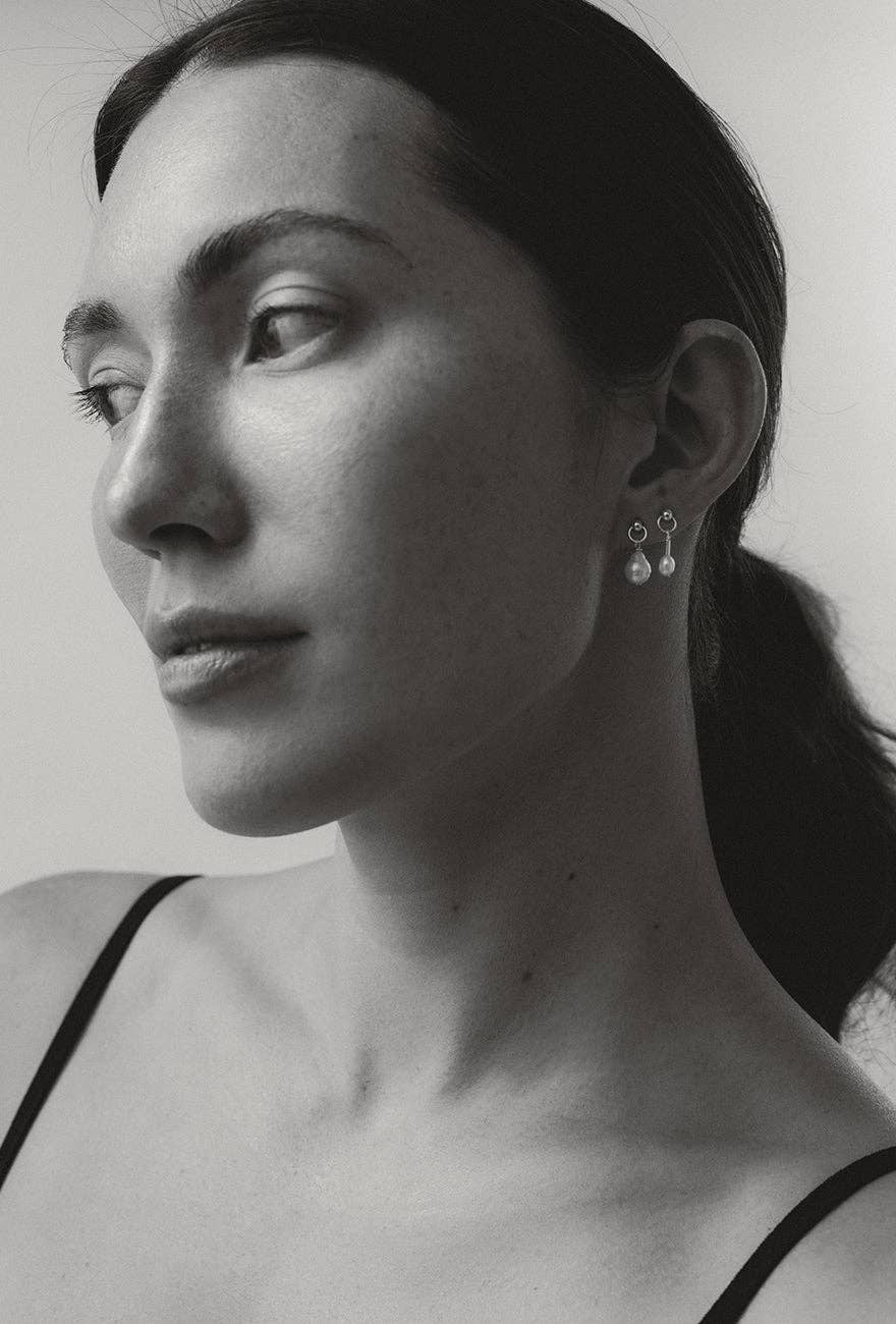 Maslo Jewelry - Relier Pearl Studs
