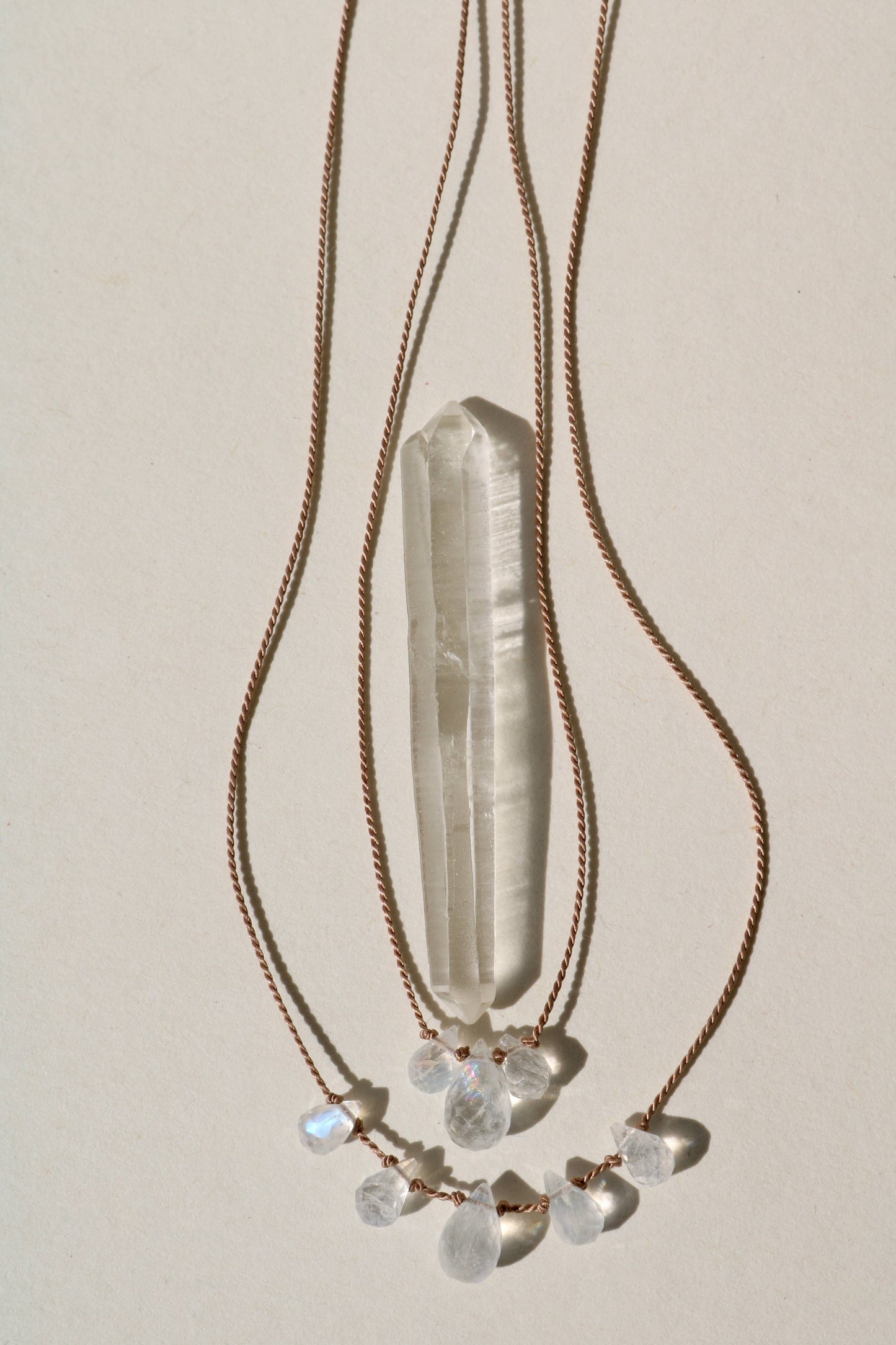 Vibe - VIBE NECKLACE | RAINBOW MOONSTONE DEW DROPS 5