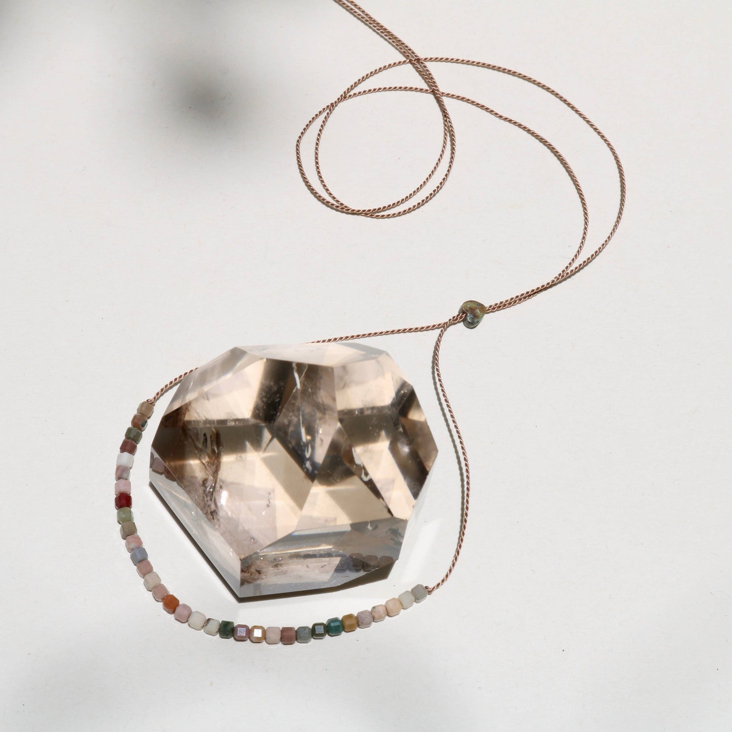 Vibe - VIBE NECKLACE | RAINBOW AGATE BEADED CUBES