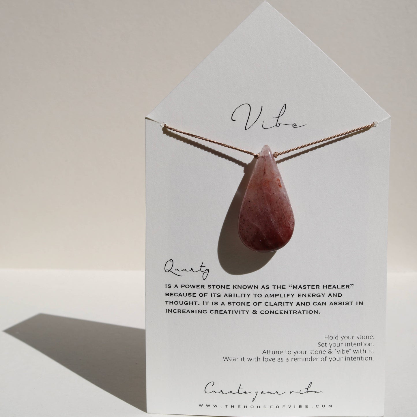Vibe - VIBE NECKLACE | RUTILE QUARTZ