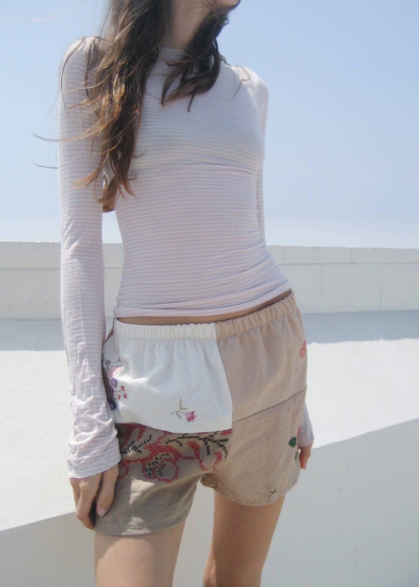 American Recycled Clothing - Embroidered Pieced Short Bundle