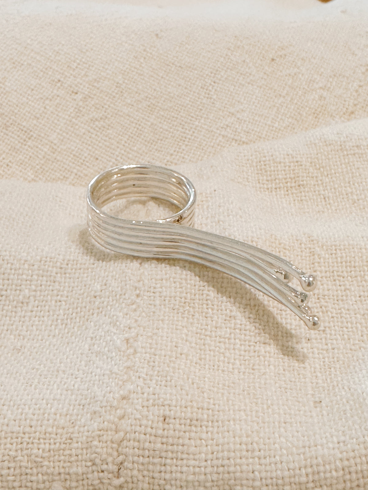Vintage, Spanish sterling comet ring ￼