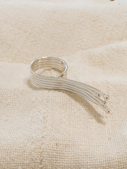 Vintage, Spanish sterling comet ring ￼