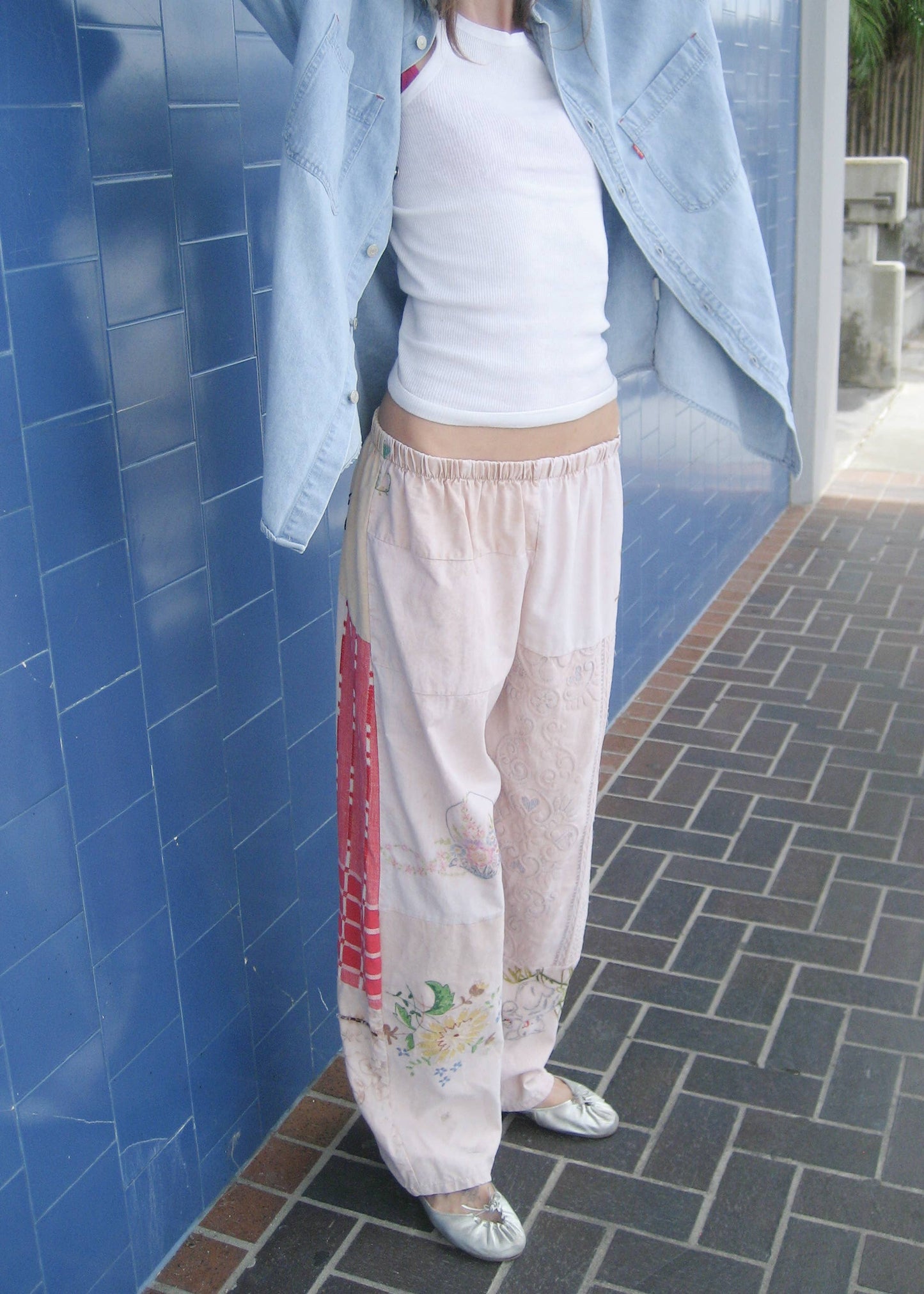 American Recycled Clothing - Embroidered Pieced Pant Bundle