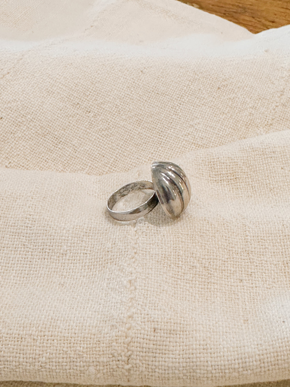 Vintage Spanish sterling dome ring