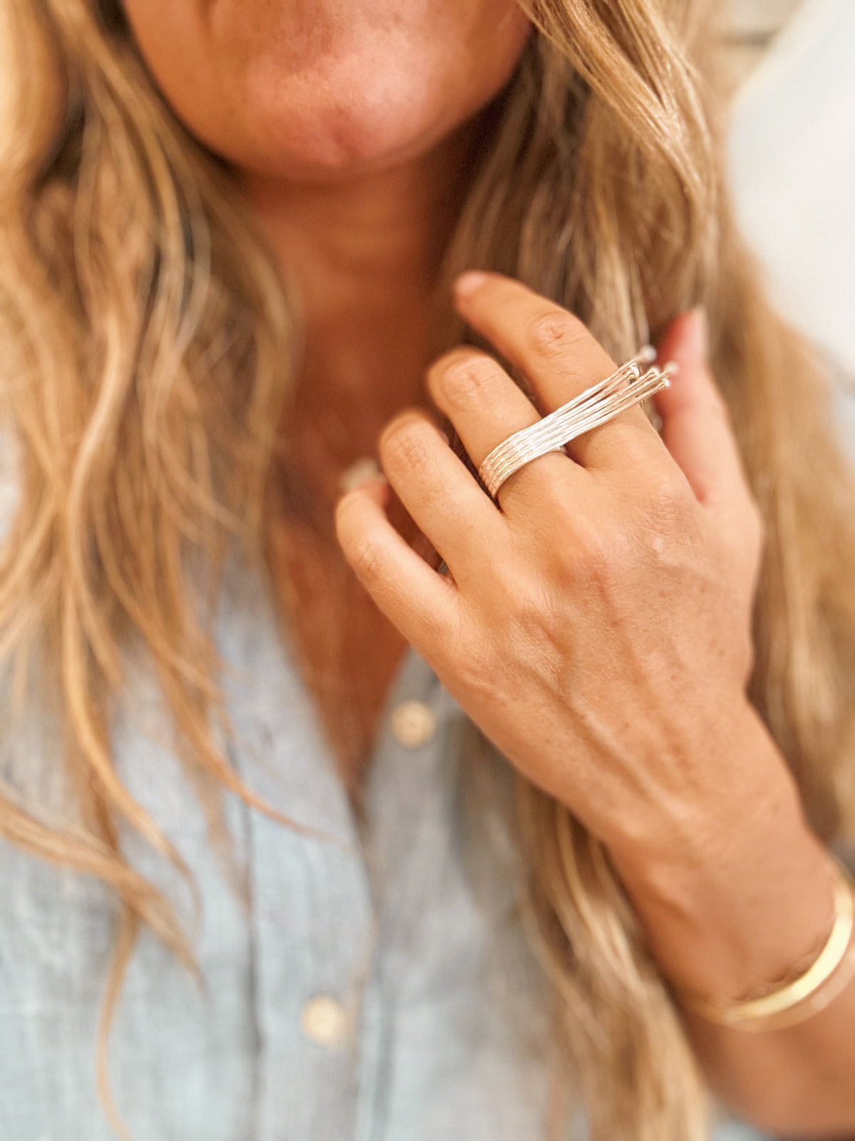 Vintage, Spanish sterling comet ring ￼