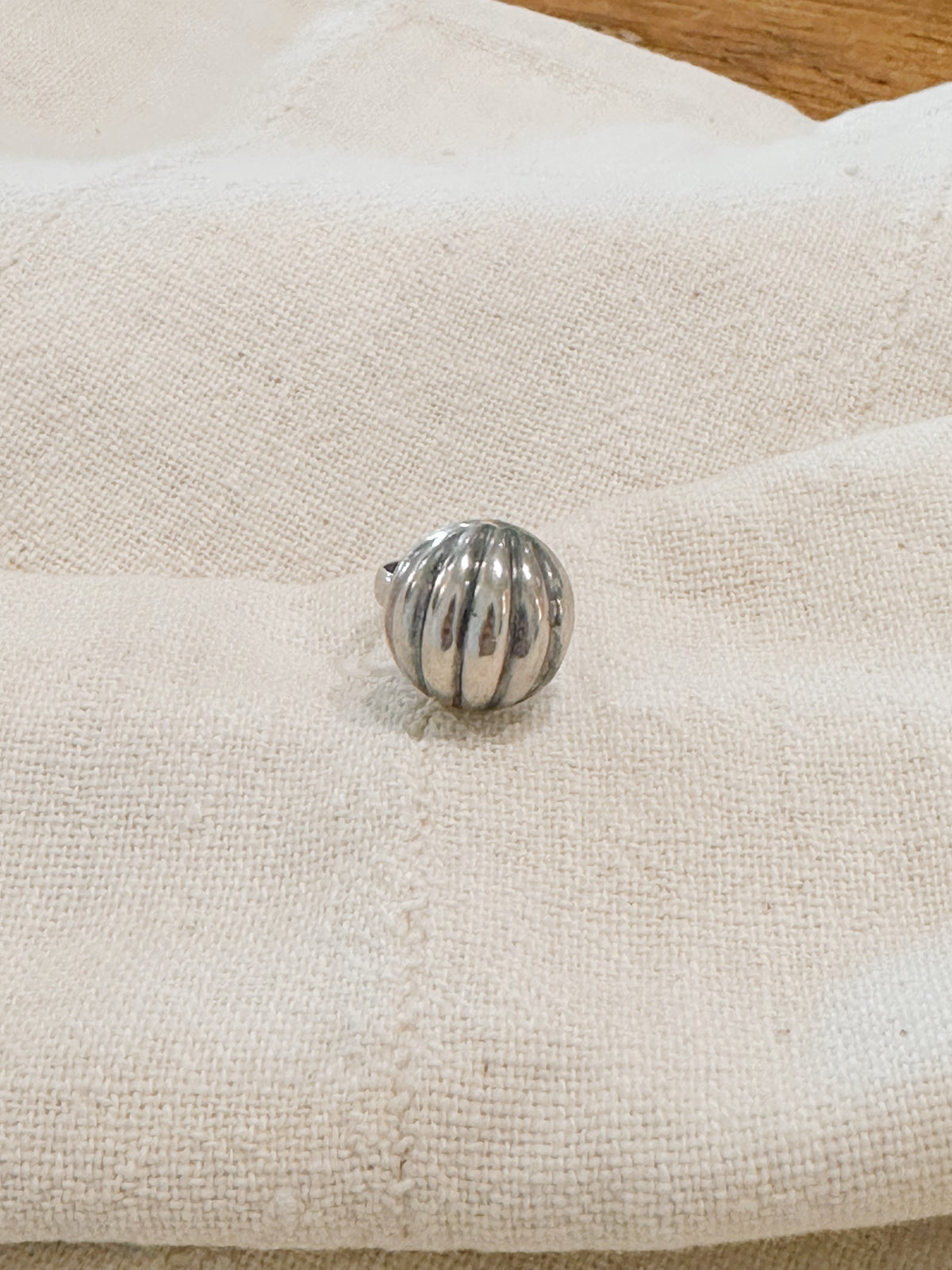 Vintage Spanish sterling dome ring