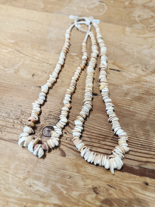 Rare antique African shell necklace