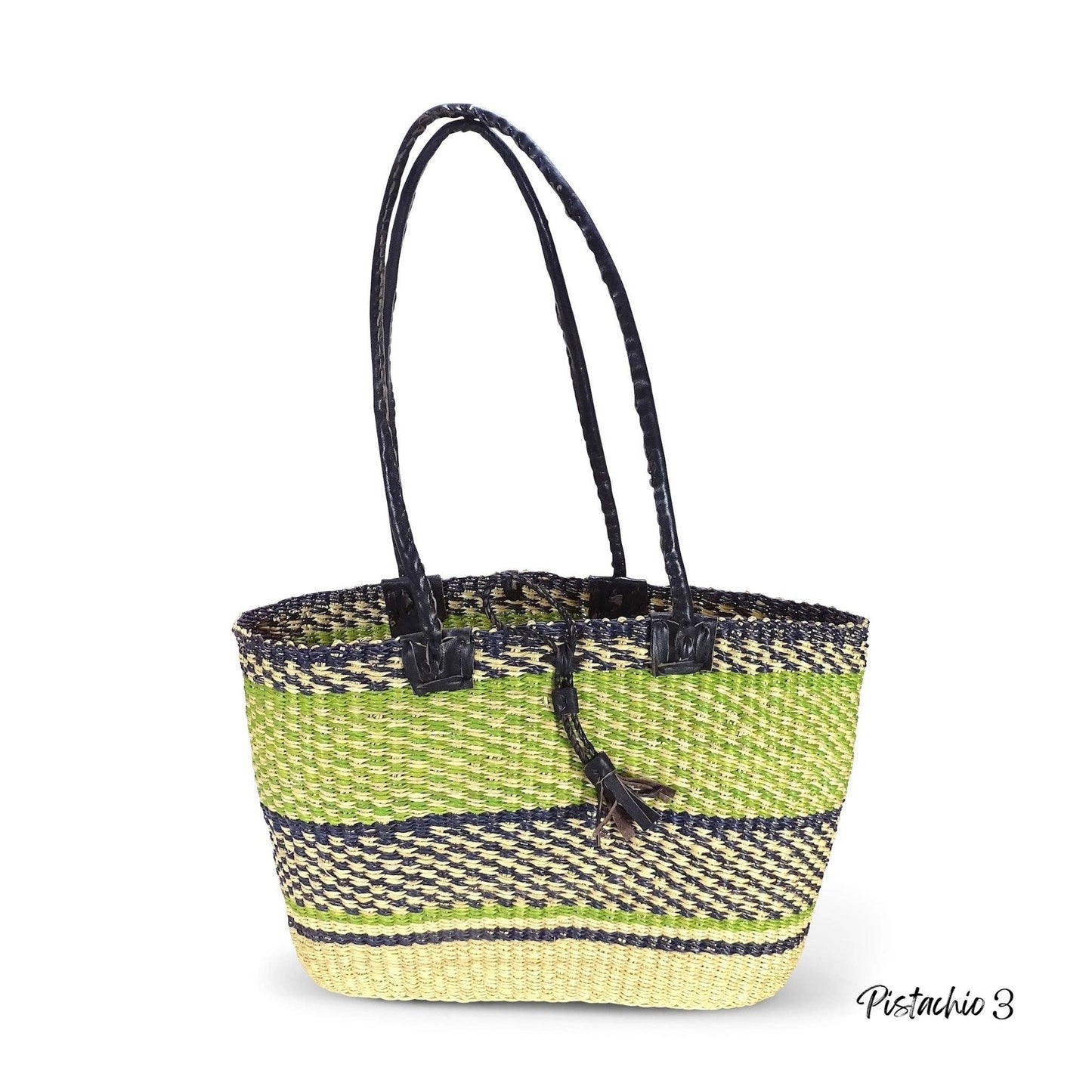Ti-a Woven Goods - Shoulder Purse: Peanut- Patterns may vary