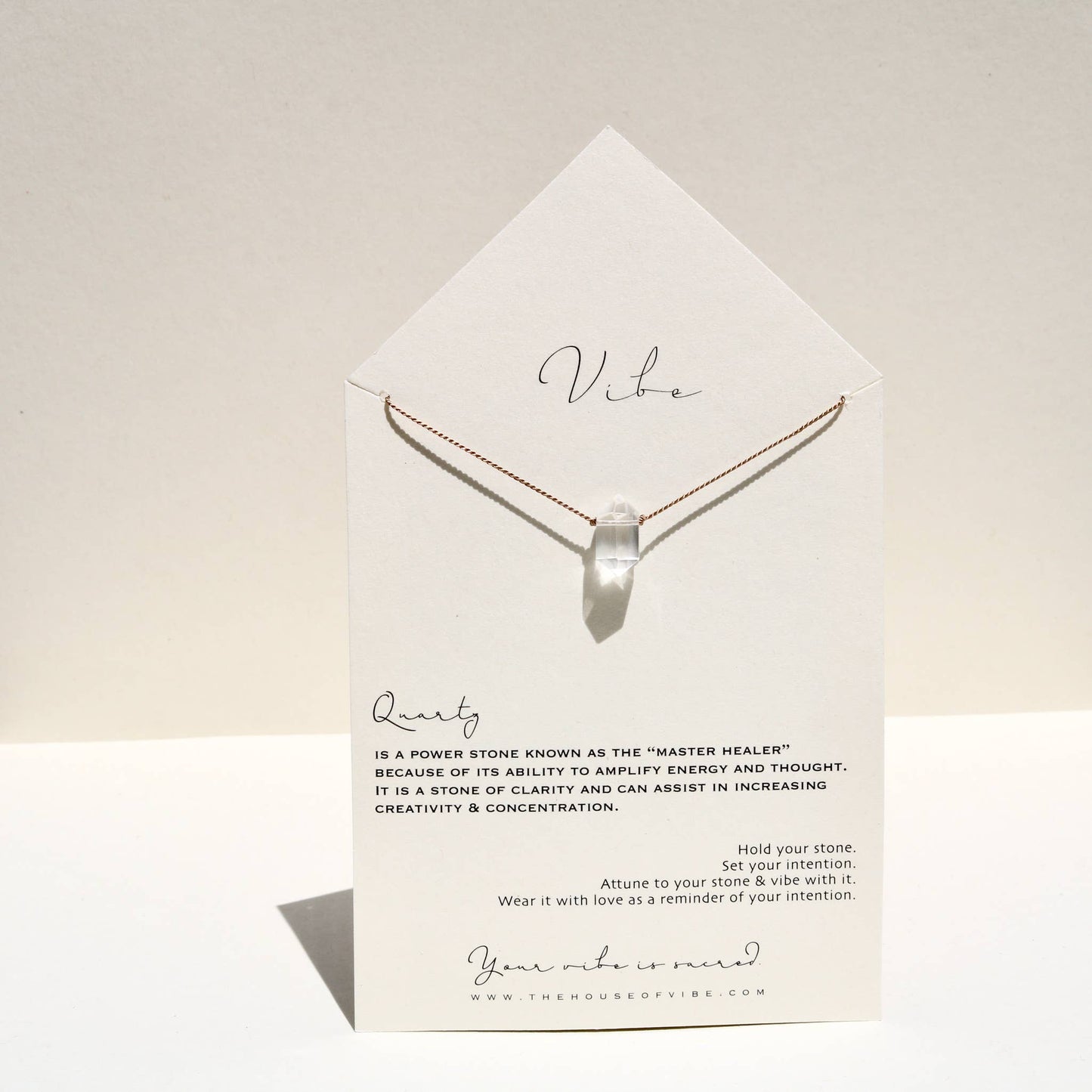 Vibe - VIBE NECKLACE | QUARTZ