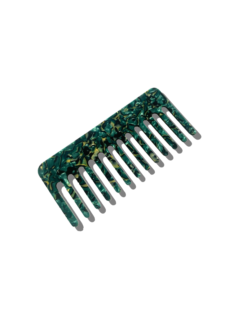 Solar Eclipse - Detangling Wide Tooth Hair Comb | Eco-Friendly Acetate
