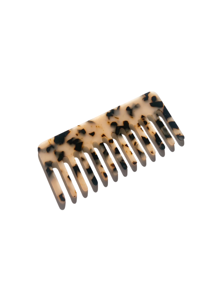 Solar Eclipse - Detangling Wide Tooth Hair Comb | Eco-Friendly Acetate
