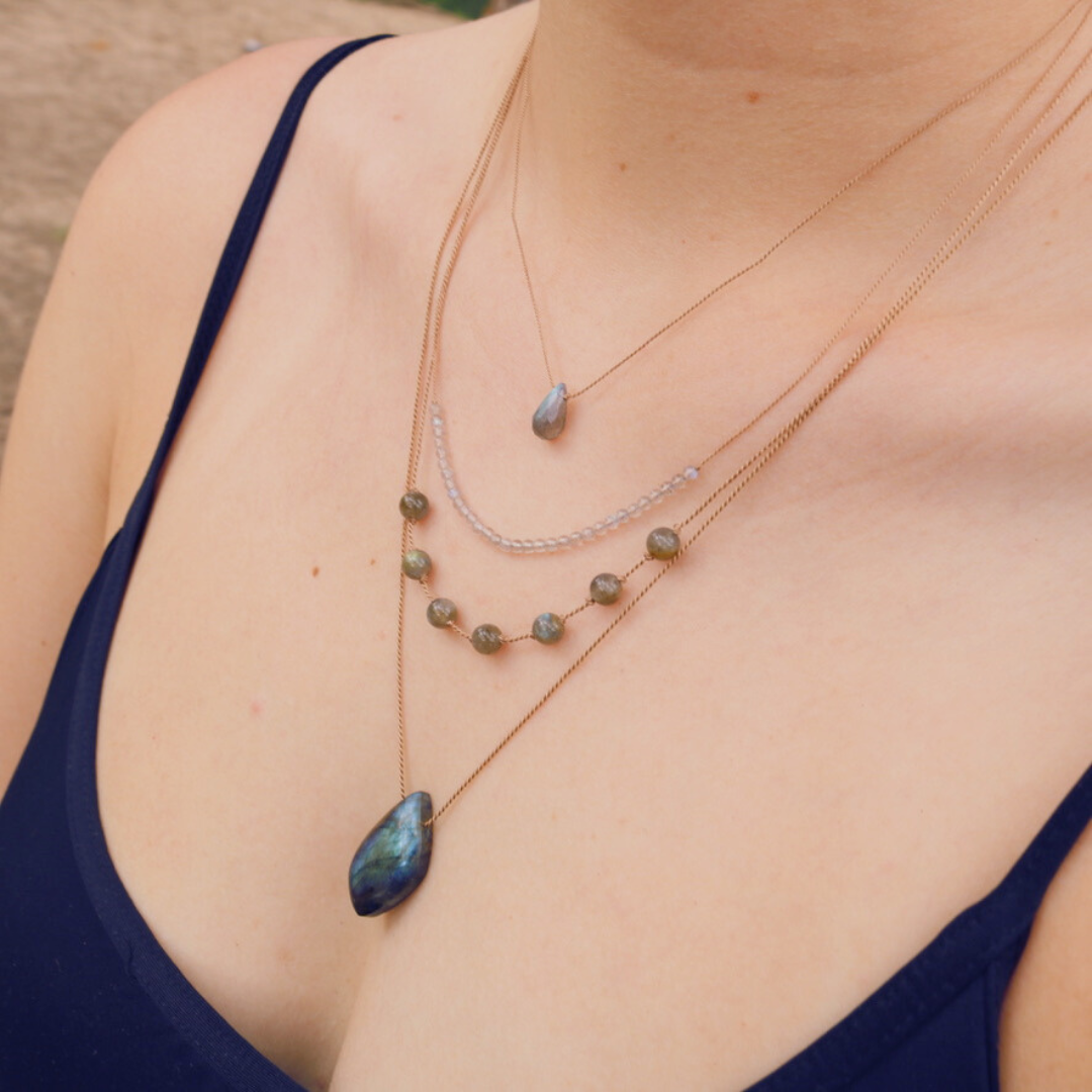 Vibe - VIBE NECKLACE | LABRADORITE 7 STONE