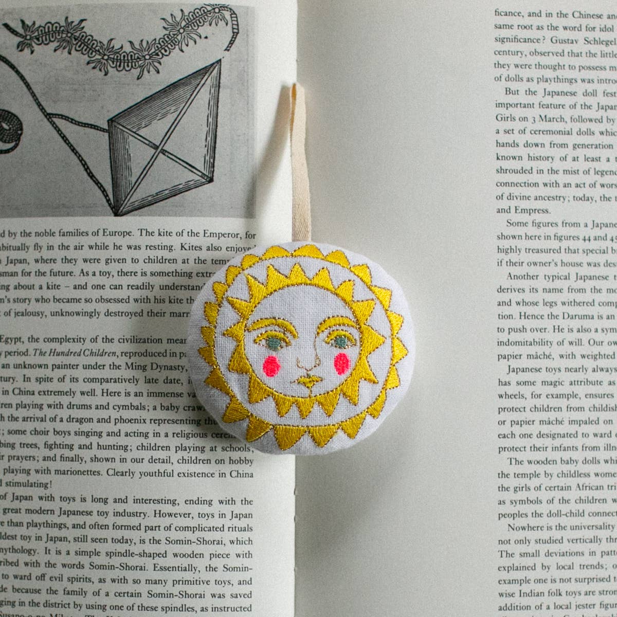 White Bright Neon Sun Sachet/Ornament