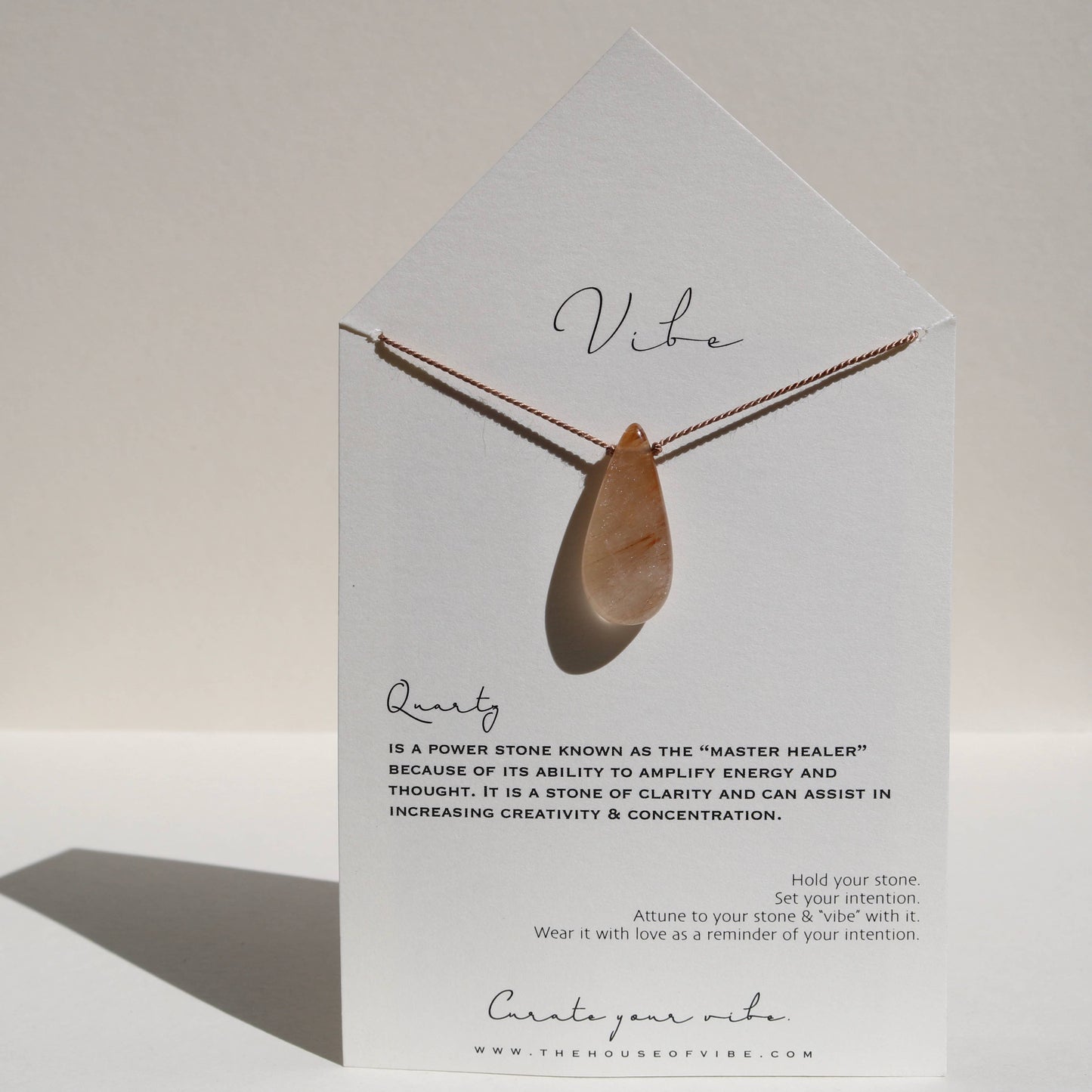 Vibe - VIBE NECKLACE | RUTILE QUARTZ