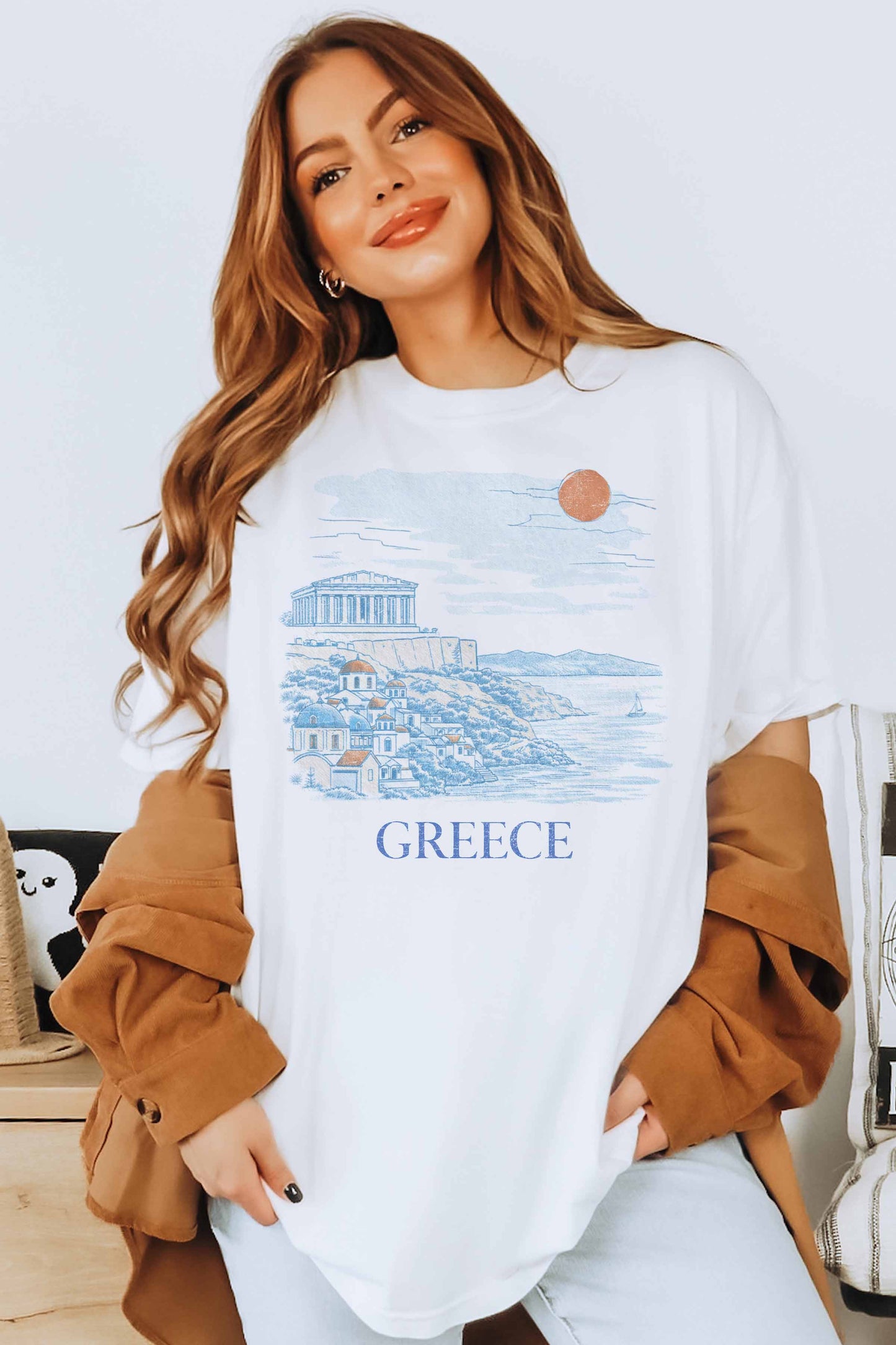 GREECE OVERSIZED TEE