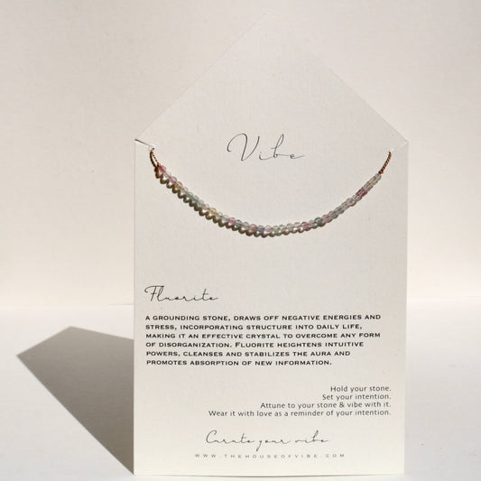Vibe - VIBE NECKLACE | RAINBOW FLUORITE