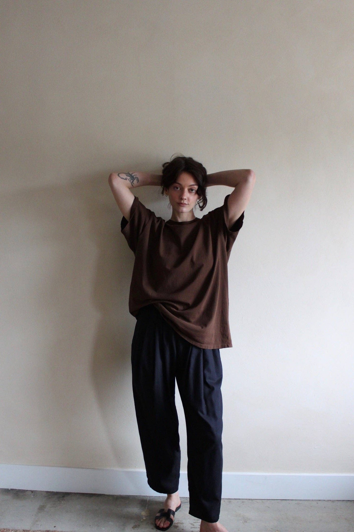 Na Nin - Lena Raw Silk Pant: Cream