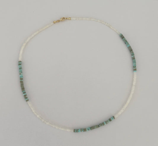 Tramps+Thieves - Turquoise & Ethiopian Opal Necklace