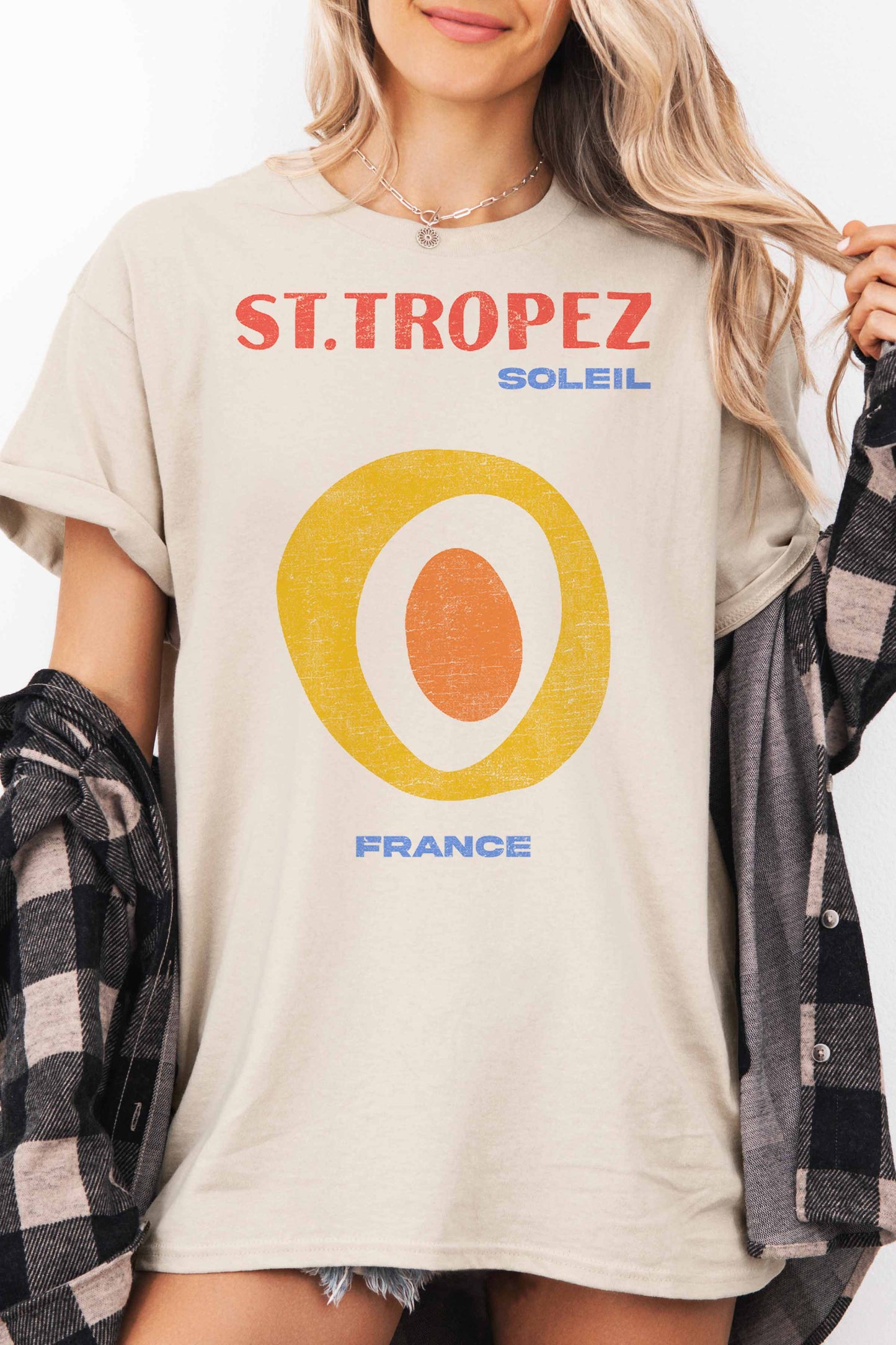 ST TROPEZ OVERSIZED TEE