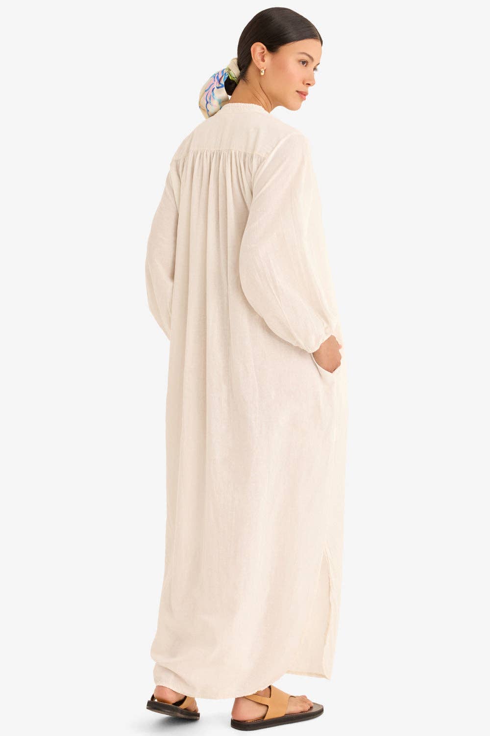 The Leah Dress in Ecru - Marché