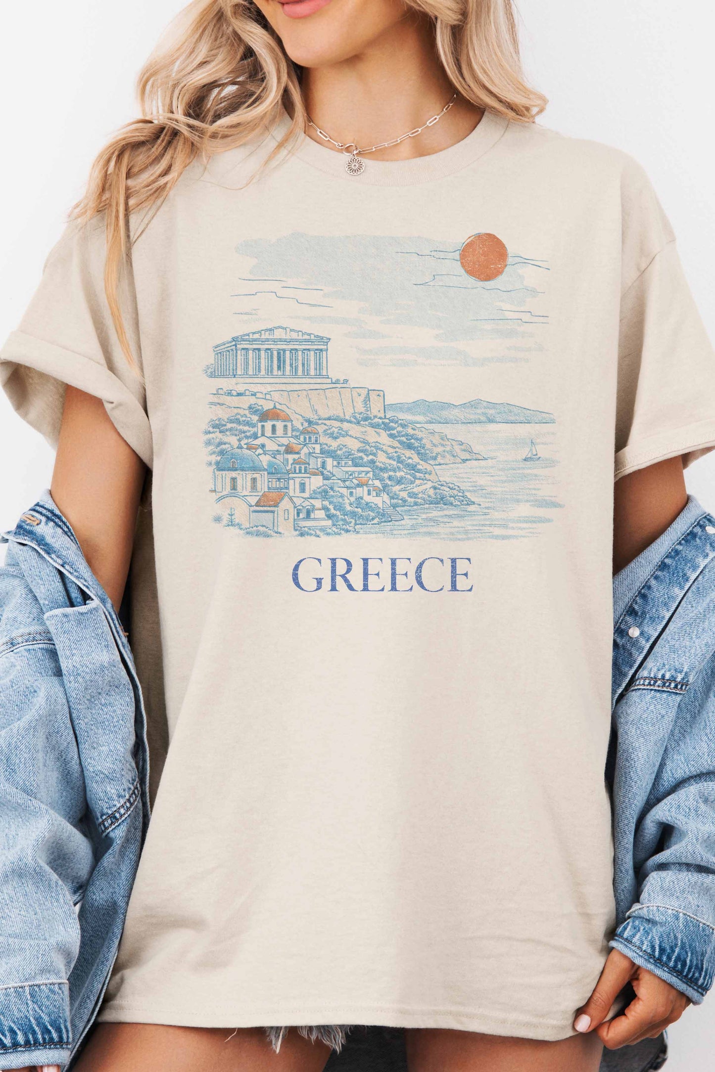GREECE OVERSIZED TEE