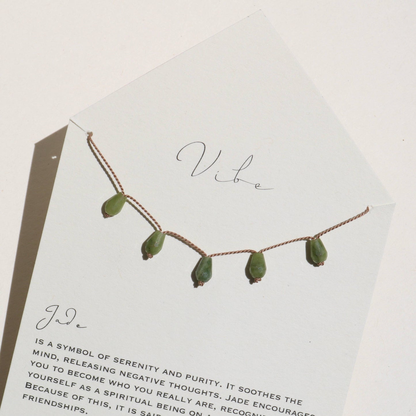 Vibe - VIBE NECKLACE | JADE 5 DROP