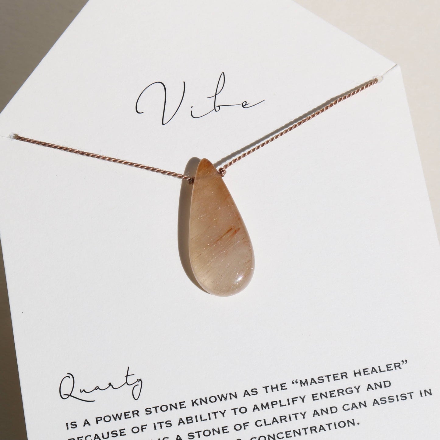 Vibe - VIBE NECKLACE | RUTILE QUARTZ