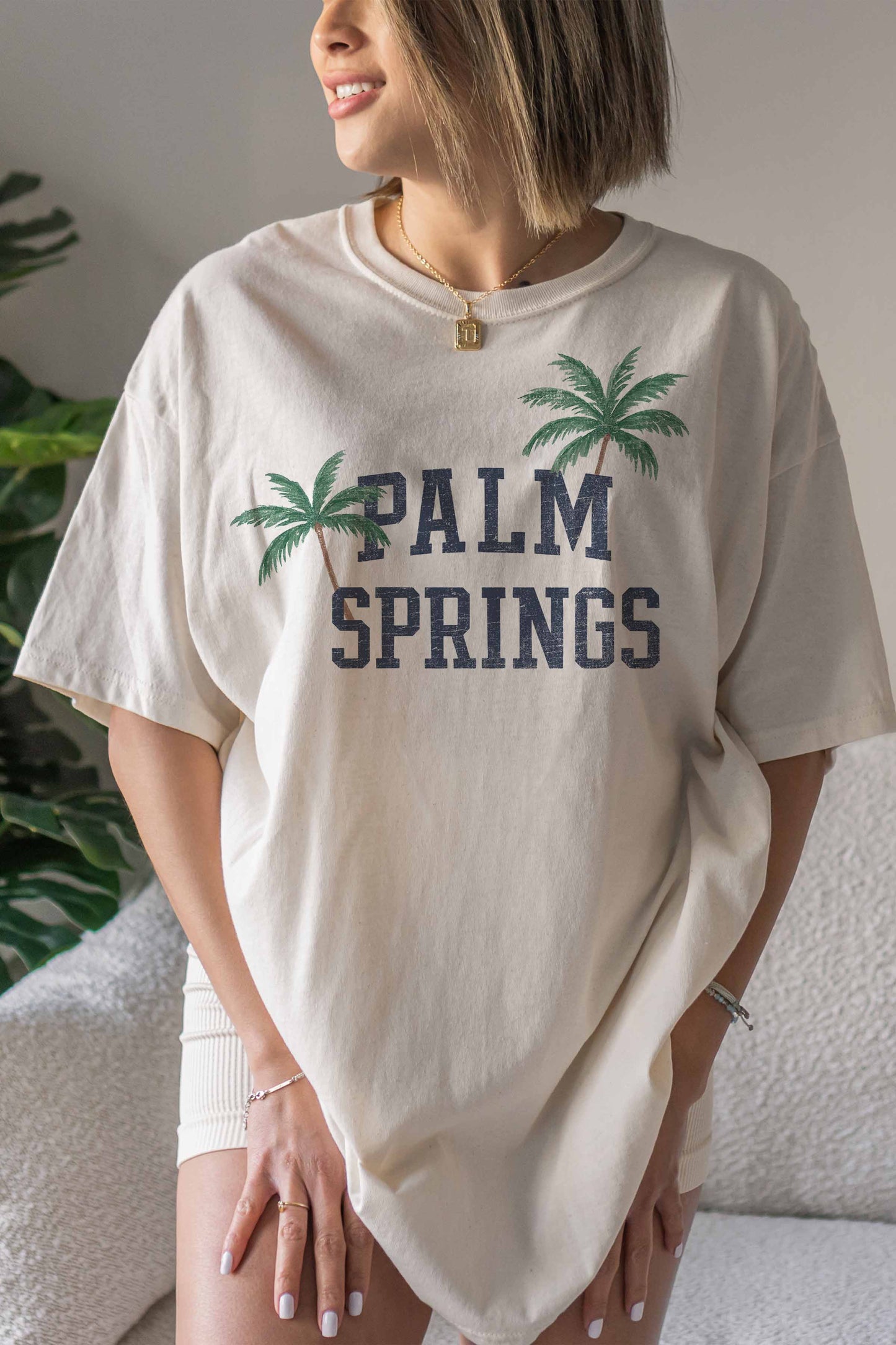 PALM SPRINGS OVERSIZED TEE