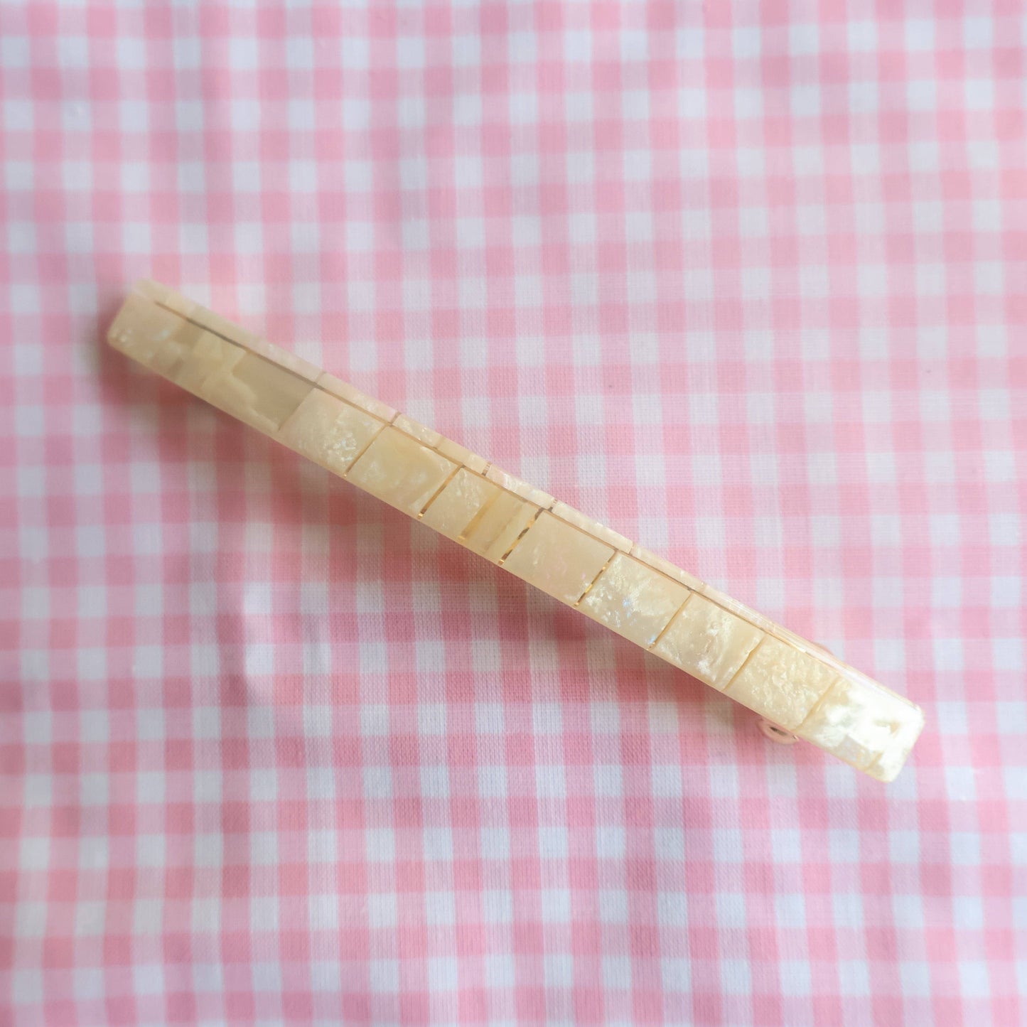 Hey Ricochet - Extra Long Barrette - Shell