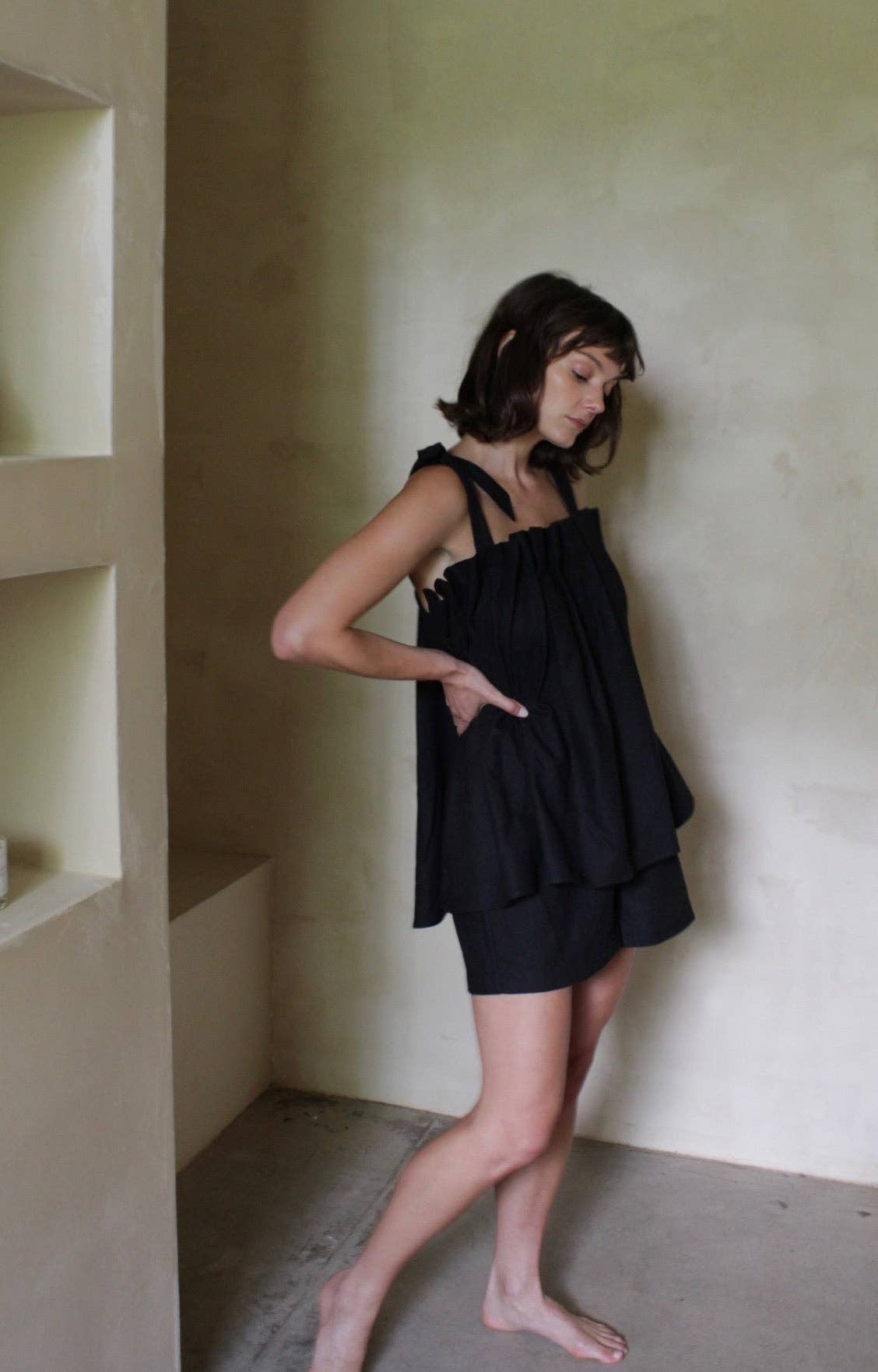Na Nin - Dimitri Woven Silk Short