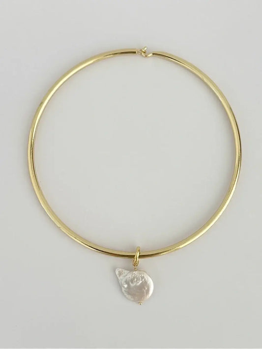 Tramps+Thieves - Baroque Pearl Choker Necklace