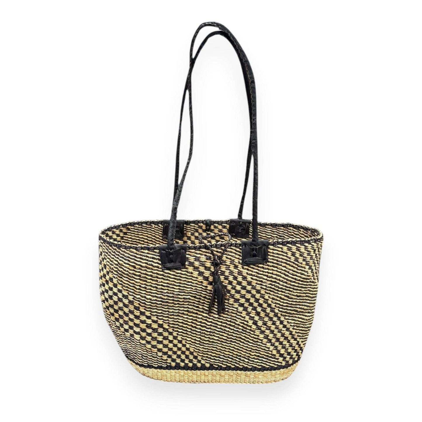 Ti-a Woven Goods - Shoulder Purse: Pecan- Patterns may vary