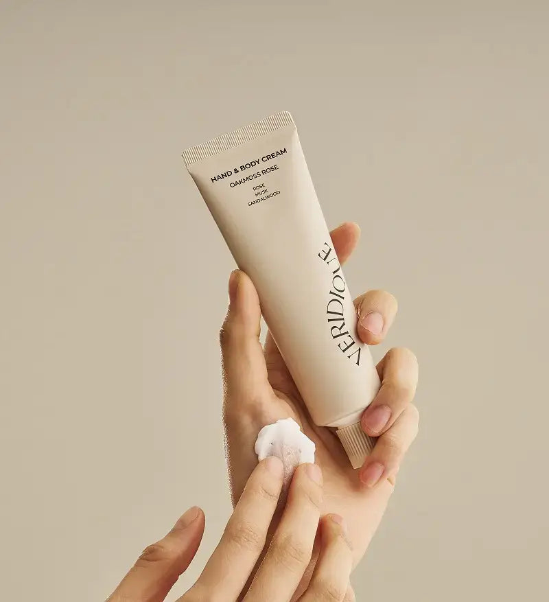 CELEMENT /IN YOUR GLOW - Perfumed Moisturizing Hand & Body Cream in Transparent Pouch: OAKMOSS ROSE