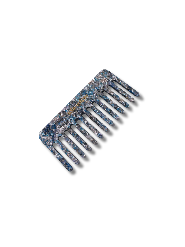Solar Eclipse - Detangling Wide Tooth Hair Comb | Eco-Friendly Acetate