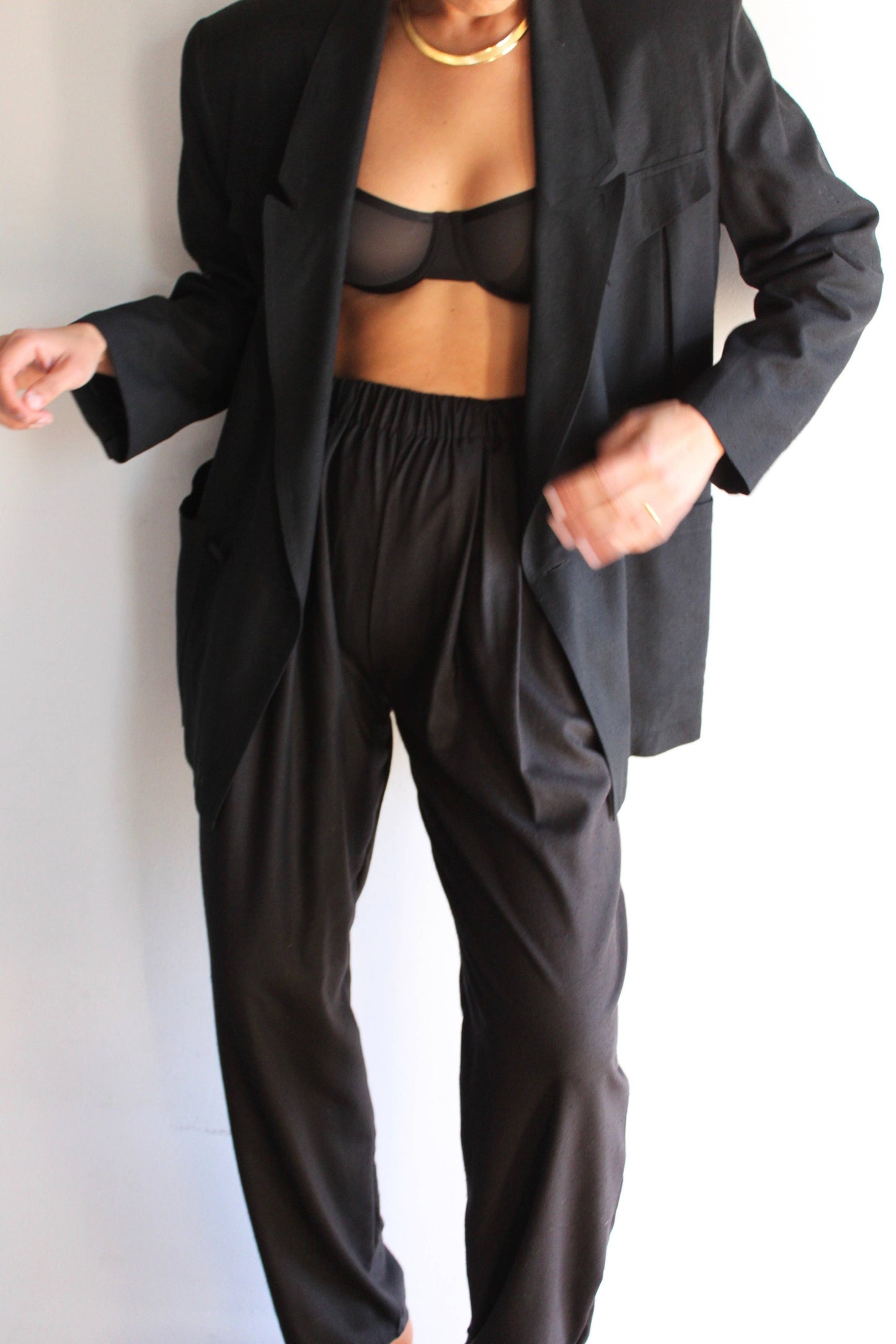 Na Nin - Lena Raw Silk Pant: Cream